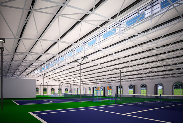 网球场照明设计